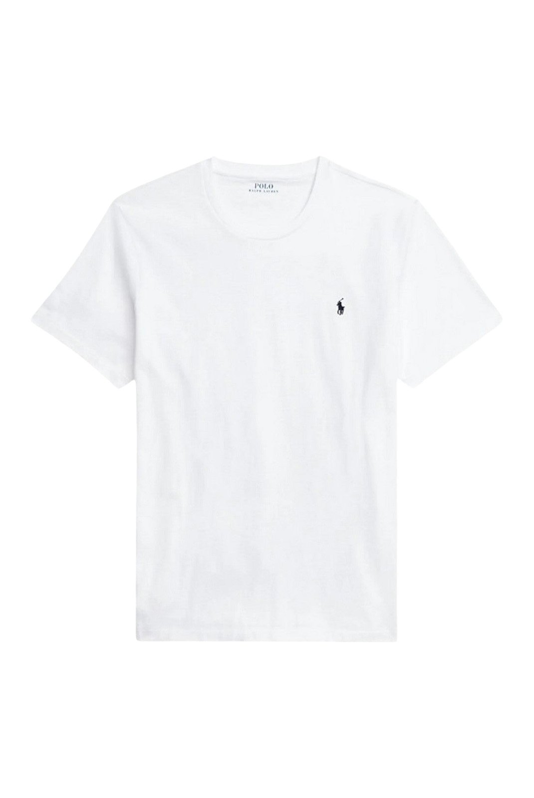 T-S manches courtes  Ralph lauren 714844756 005 WHITE / NAVY PP