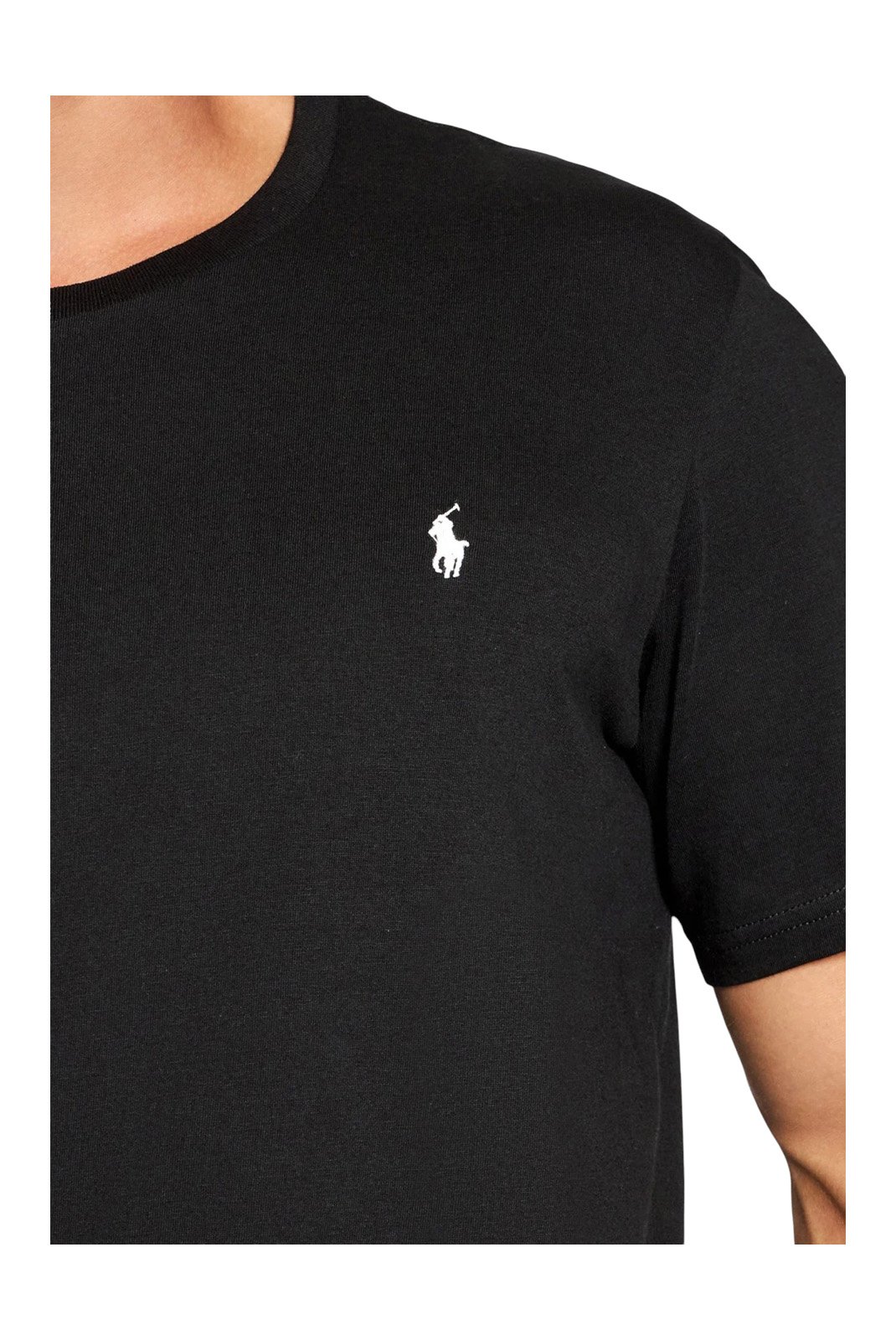 T-S manches courtes  Ralph lauren 714844756 006 POLO BLACK / WHITE PP