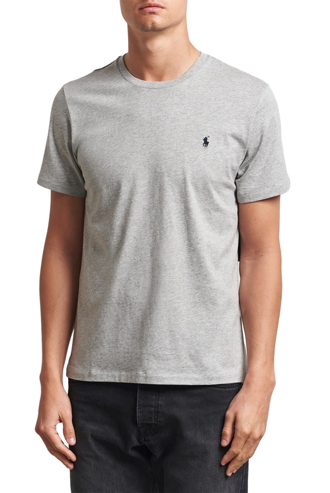 T-S manches courtes  Ralph lauren 714844756 008 ANDOVER HEATHER / NAVY PP