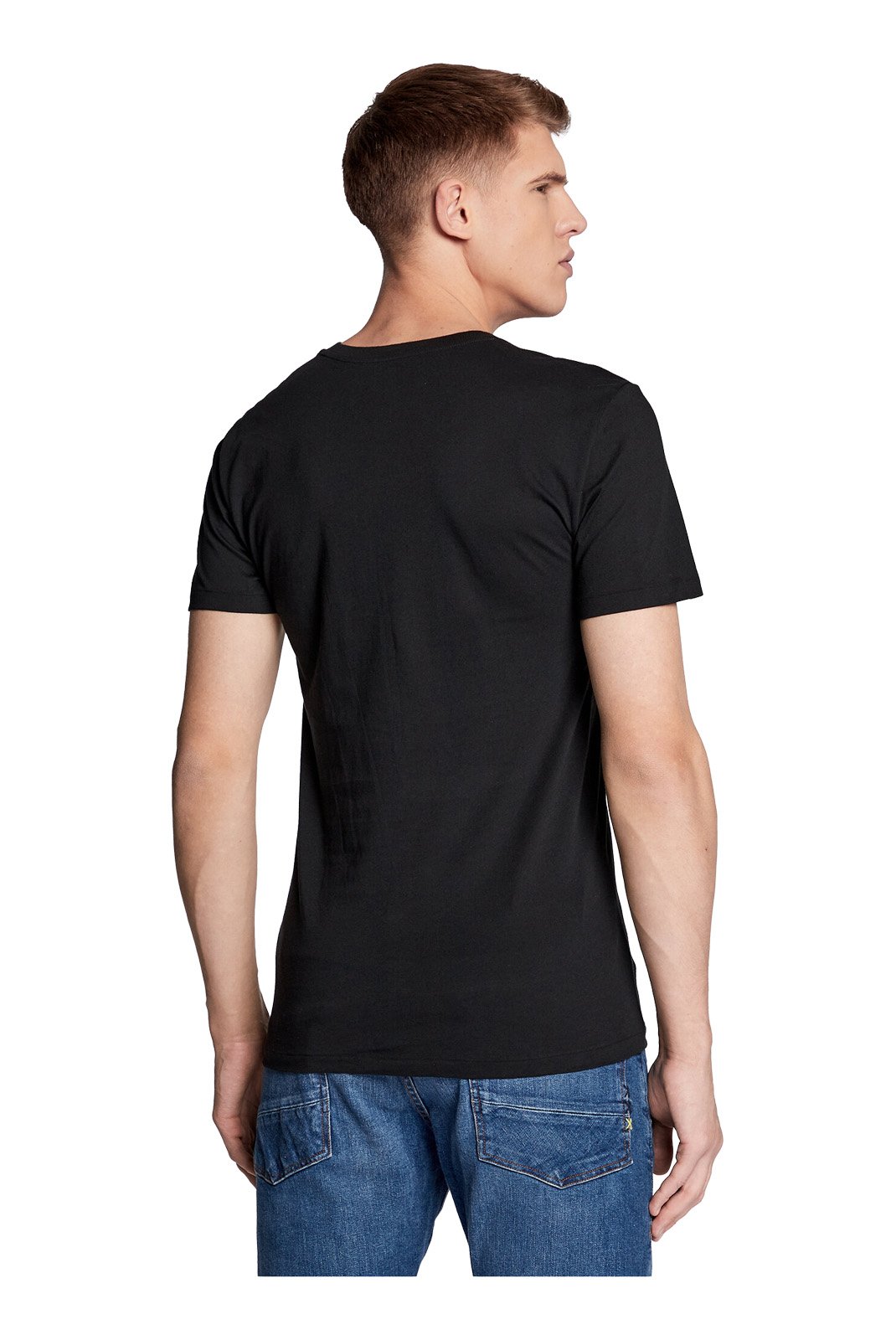 T-S manches courtes  Ralph lauren 714830304 014 3PK BLACK/BLACK/BLACK