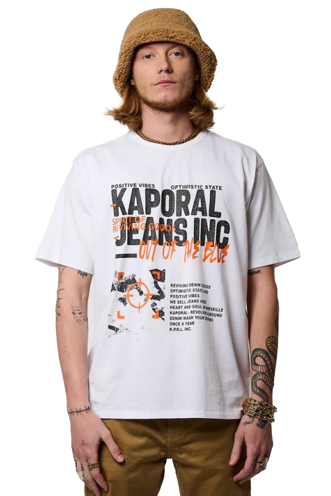 T-S manches courtes  Kaporal BELEM WHITE