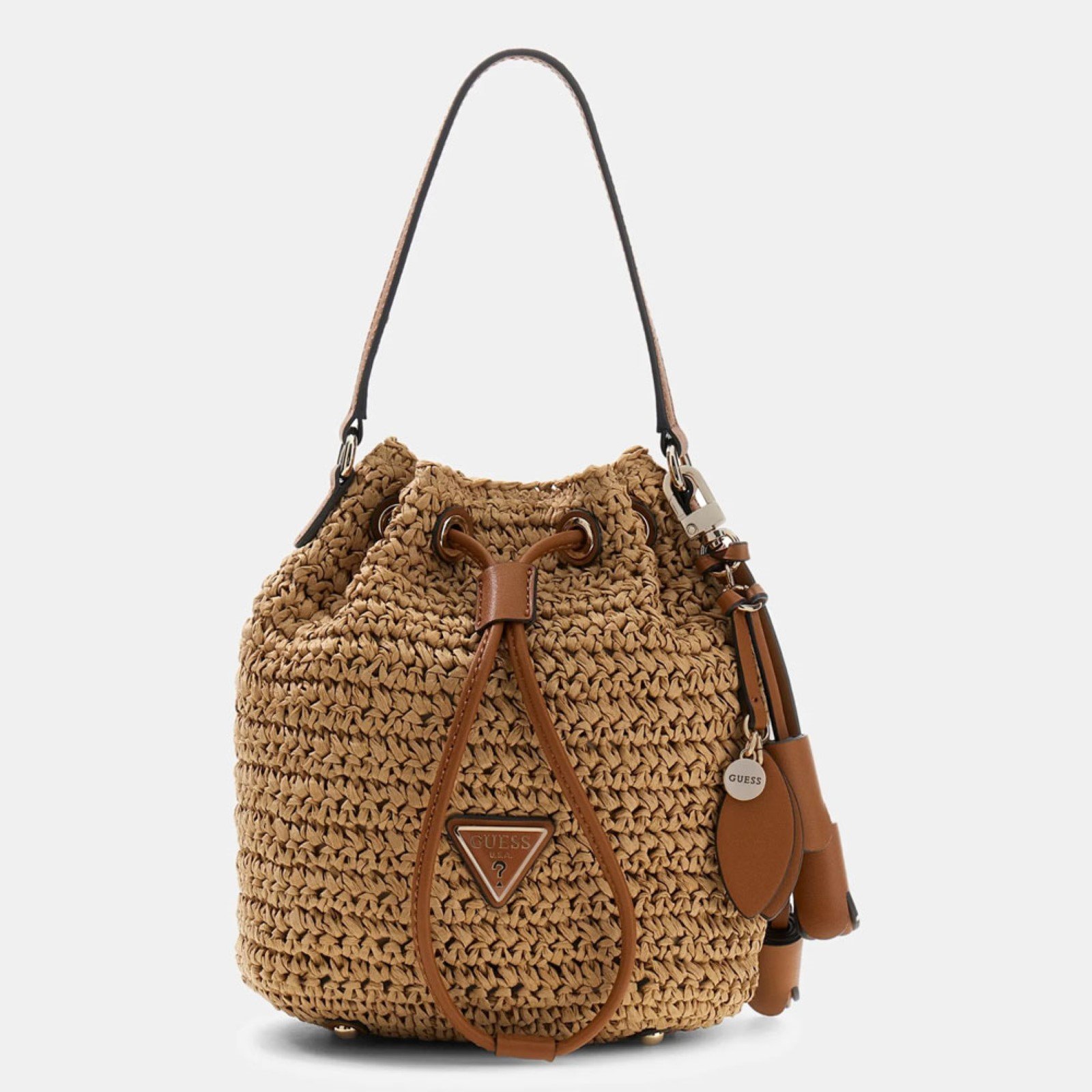 Sac porté épaule  Guess jeans HWWG99 23030 NATURAL/COGNAC