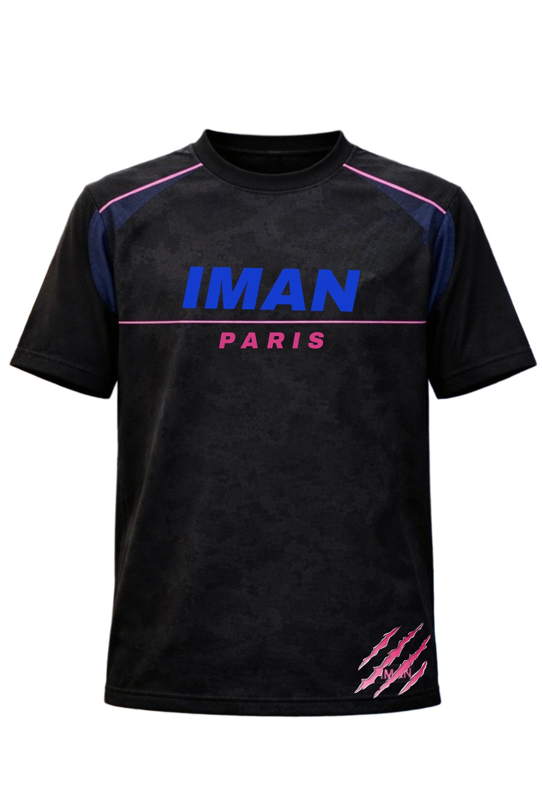 T-S manches courtes  IMAN PARIS Ipshadowtee Noir
