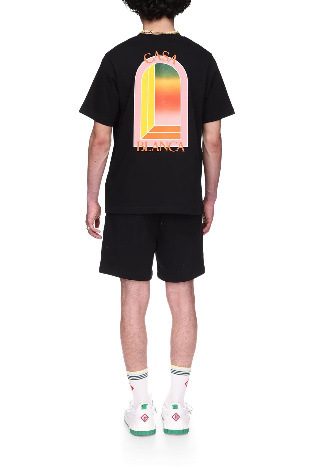 T-S manches courtes  Casa blanca MS24-JTS-25-EX-LVR BLACK JERSEY