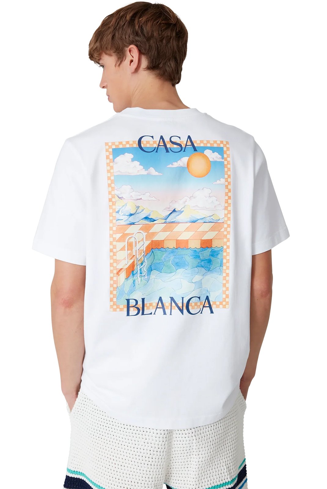 T-S manches courtes  Casa blanca MS25-JTS-001-15-EX WHITE JERSEY