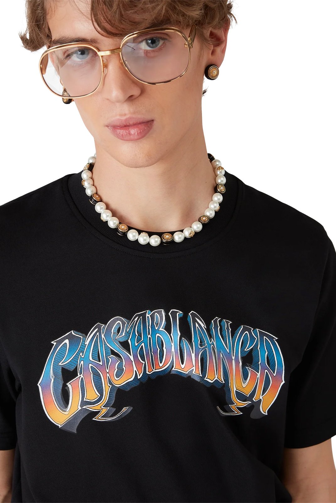 T-S manches courtes  Casa blanca MS25-JTS-001-29-EX BLACK