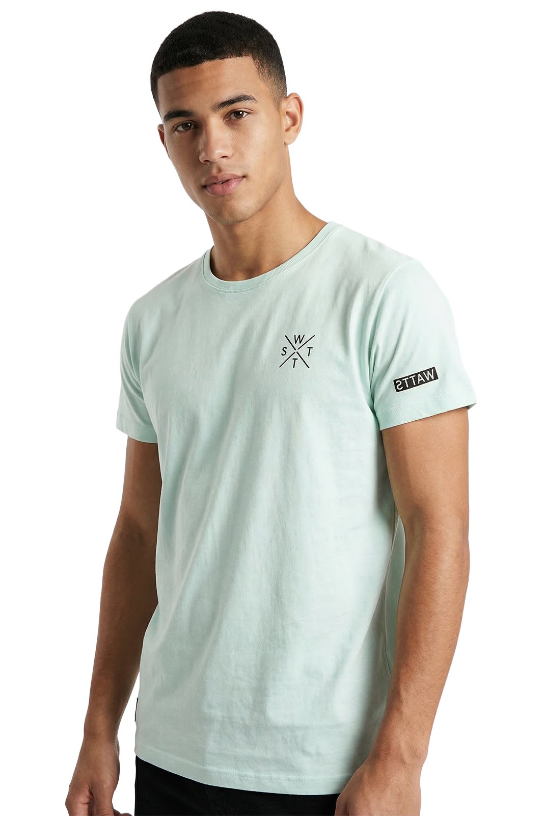 T-S manches courtes  Watts WATTS01 5505 SOFT GREEN