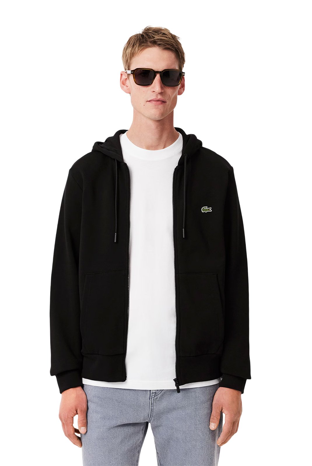 Sweats zippés  Lacoste SH9626 031 BLACK