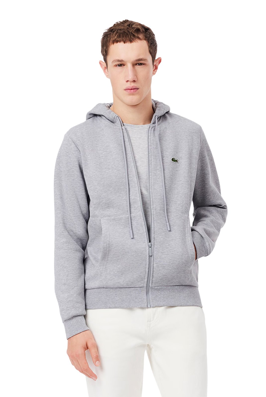 Sweats zippés  Lacoste SH9626 CCA GREY