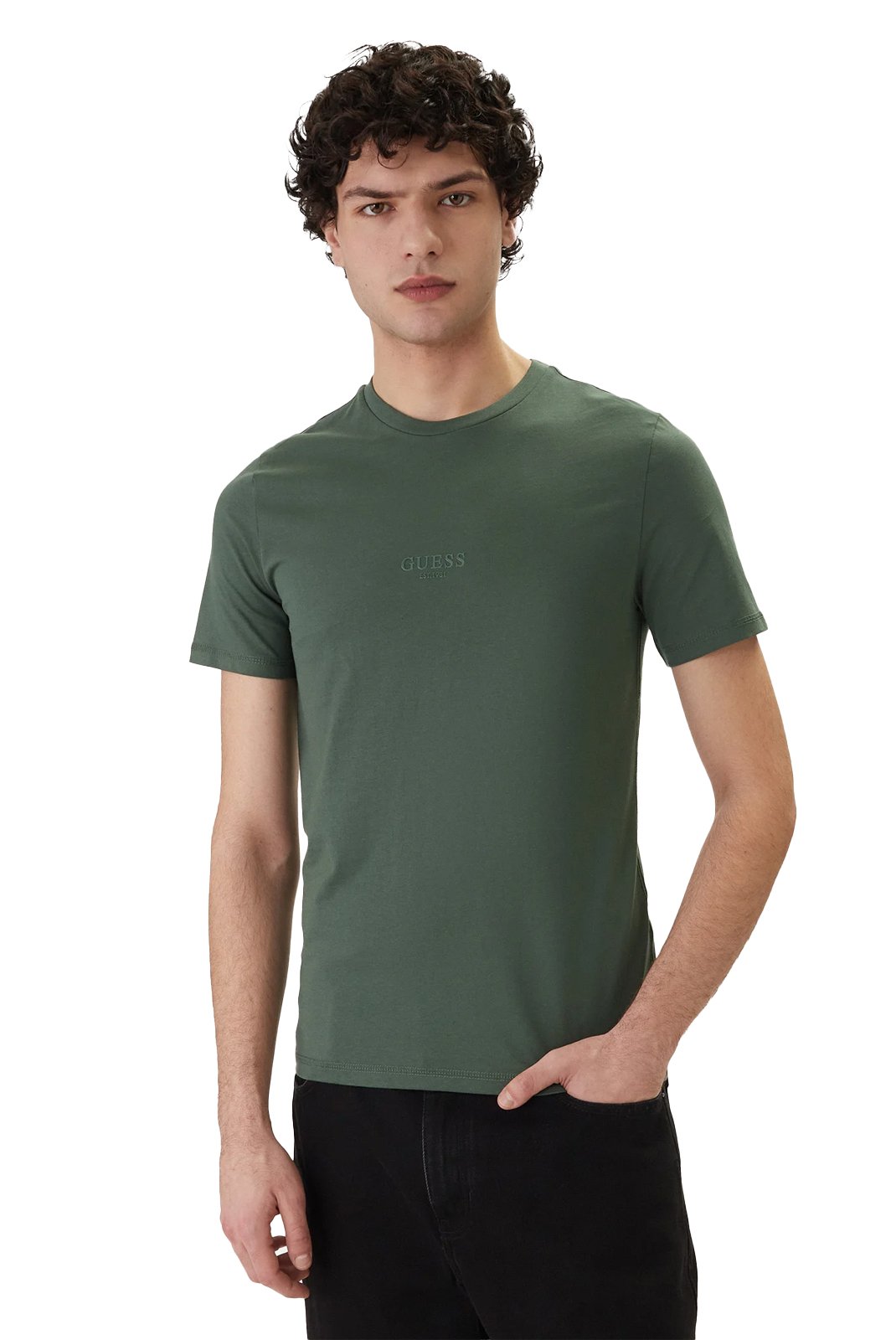 T-S manches courtes  Guess jeans M2YI72 I3Z14 G8G4 URBAN FOREST
