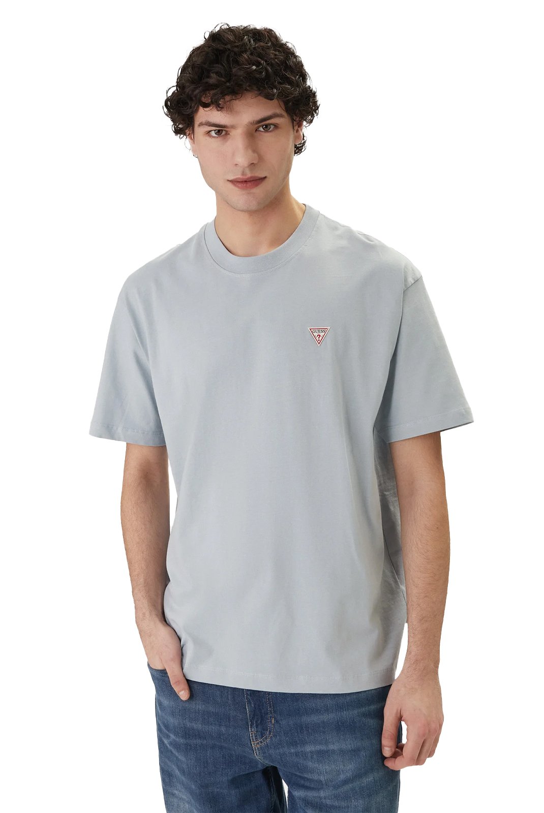 T-S manches courtes  Guess jeans M4YI46 K8FQ4 G7P4 AURA BLUE