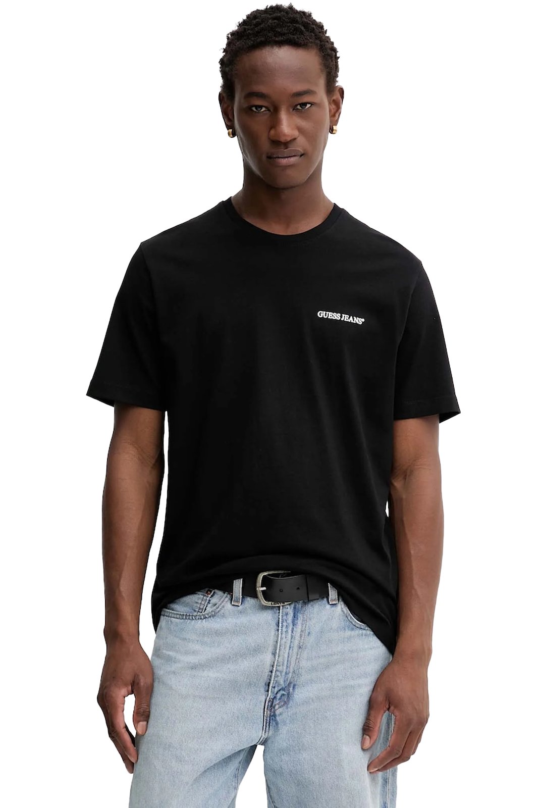 T-S manches courtes  Guess jeans M5BI78 K8FQ4 JBLK Jet Black A996