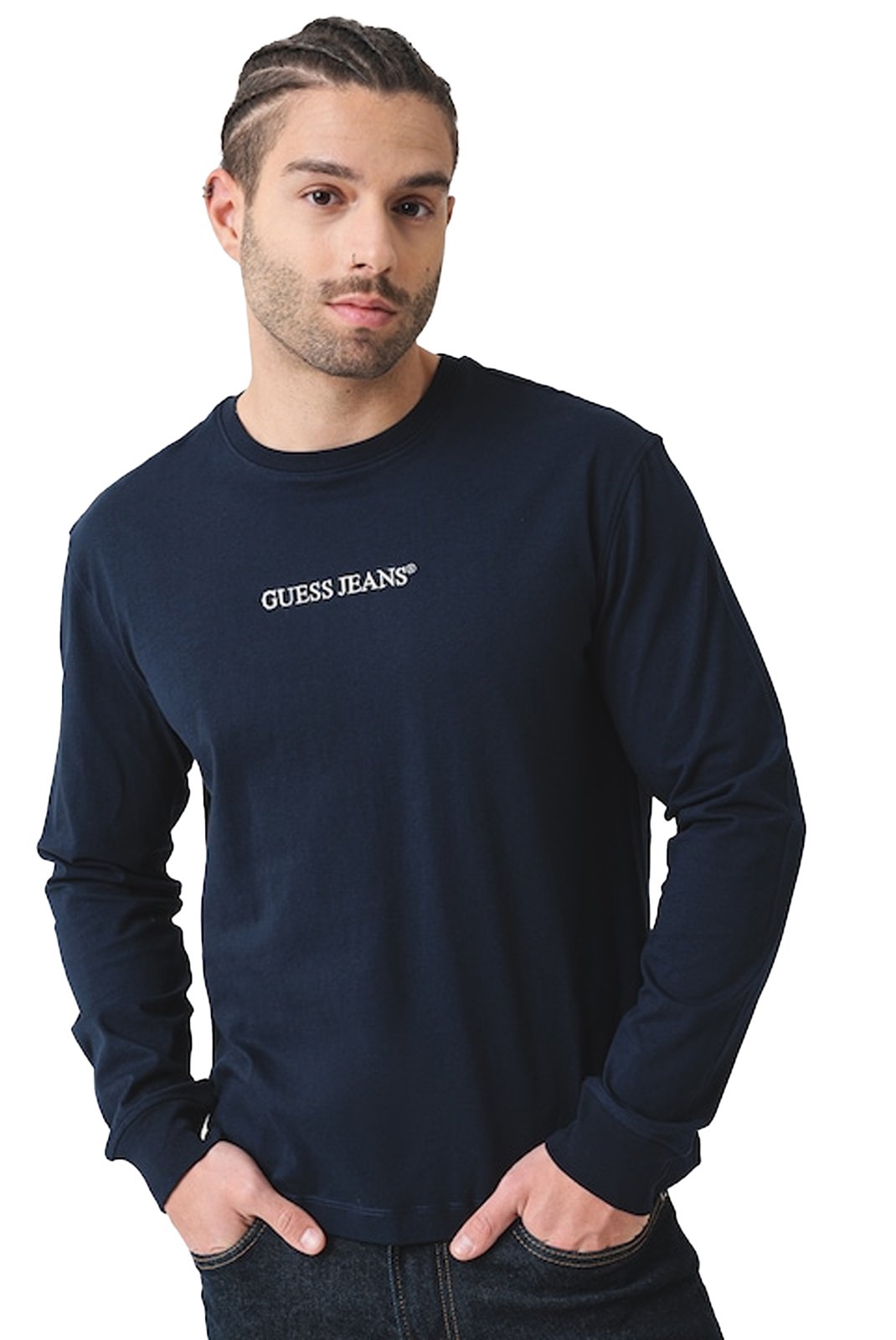 T-S manches longues  Guess jeans M5RI84 K8HM0 A71W DARING OCEAN