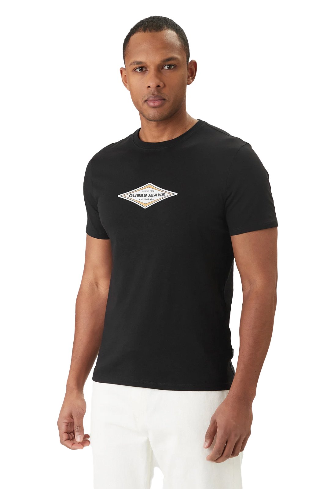 T-S manches courtes  Guess jeans M6GIB4 K8HM0 JBLK Jet Black A996