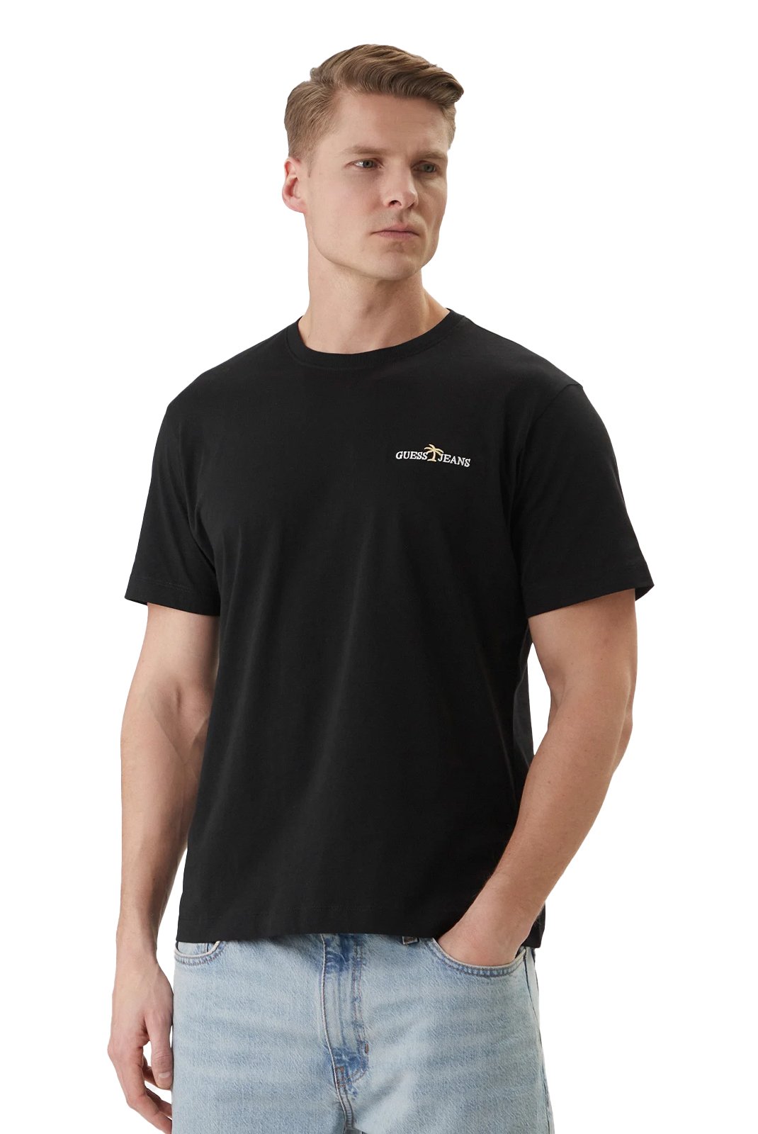 T-S manches courtes  Guess jeans M6GIB7 K8HM0 JBLK Jet Black A996