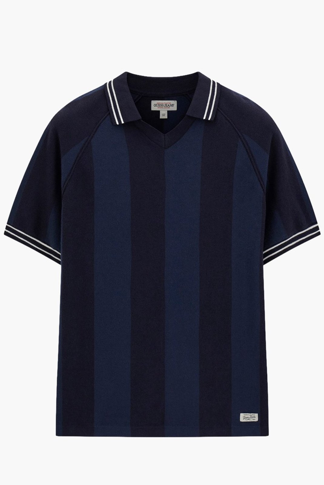 Polos manches courtes  Guess jeans M6GRZ2 Z4511 S75Q DARING OCEAN STRIPES