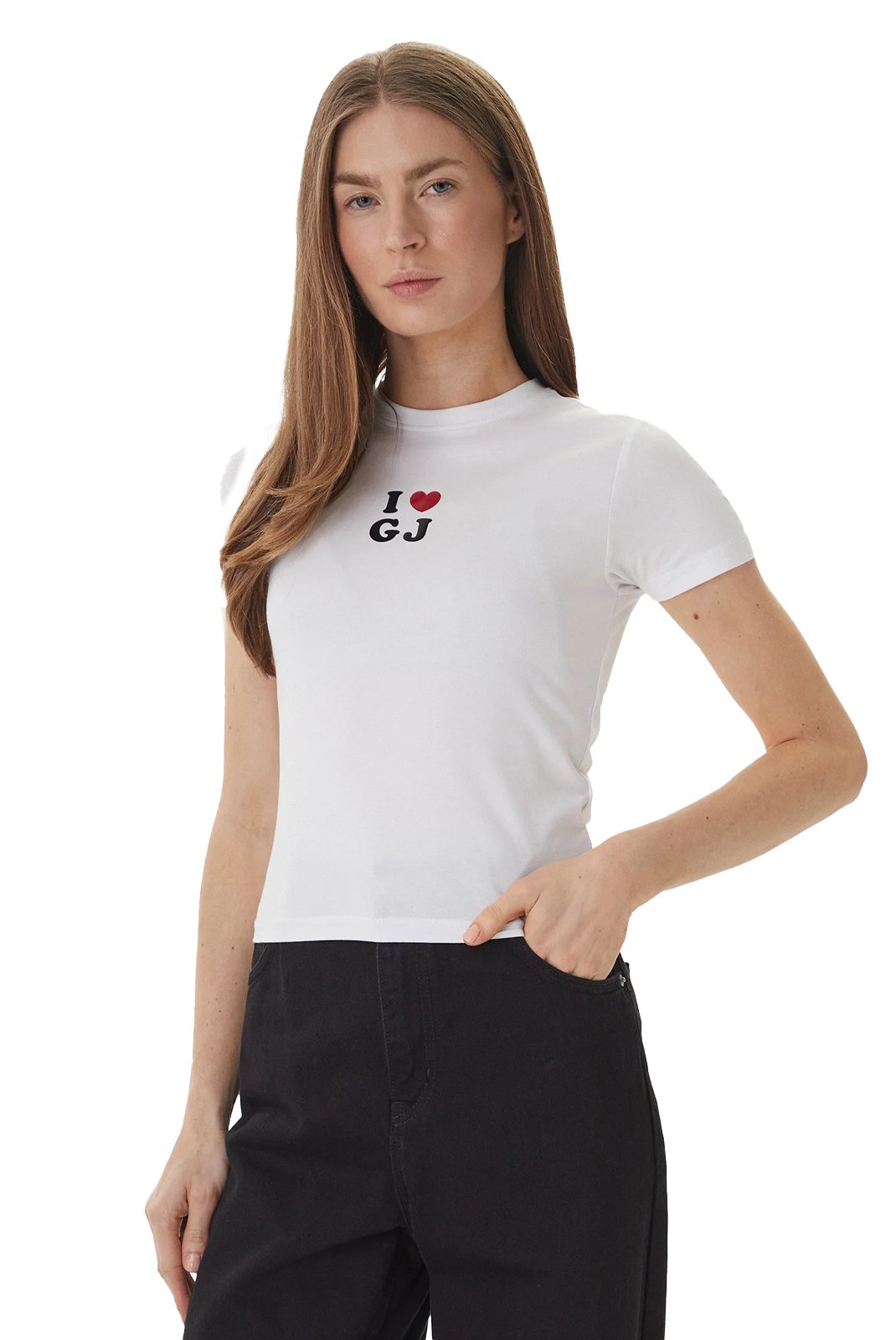 Tee shirt  Guess jeans W6GIB1 J1314 G011 Pure White