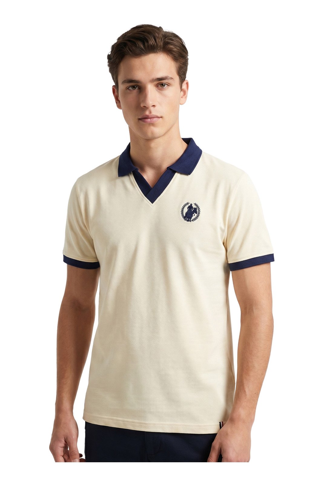 Polos manches courtes  Polo team PAWEL BEIGE