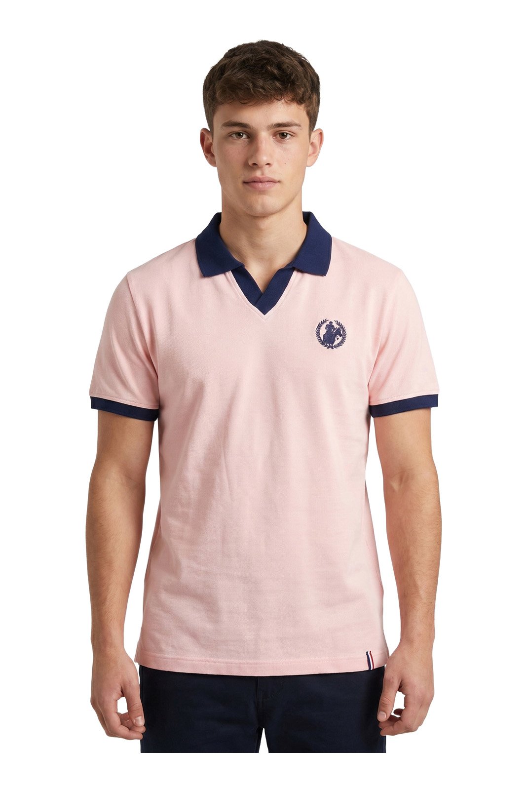 Polos manches courtes  Polo team PAWEL PINK 