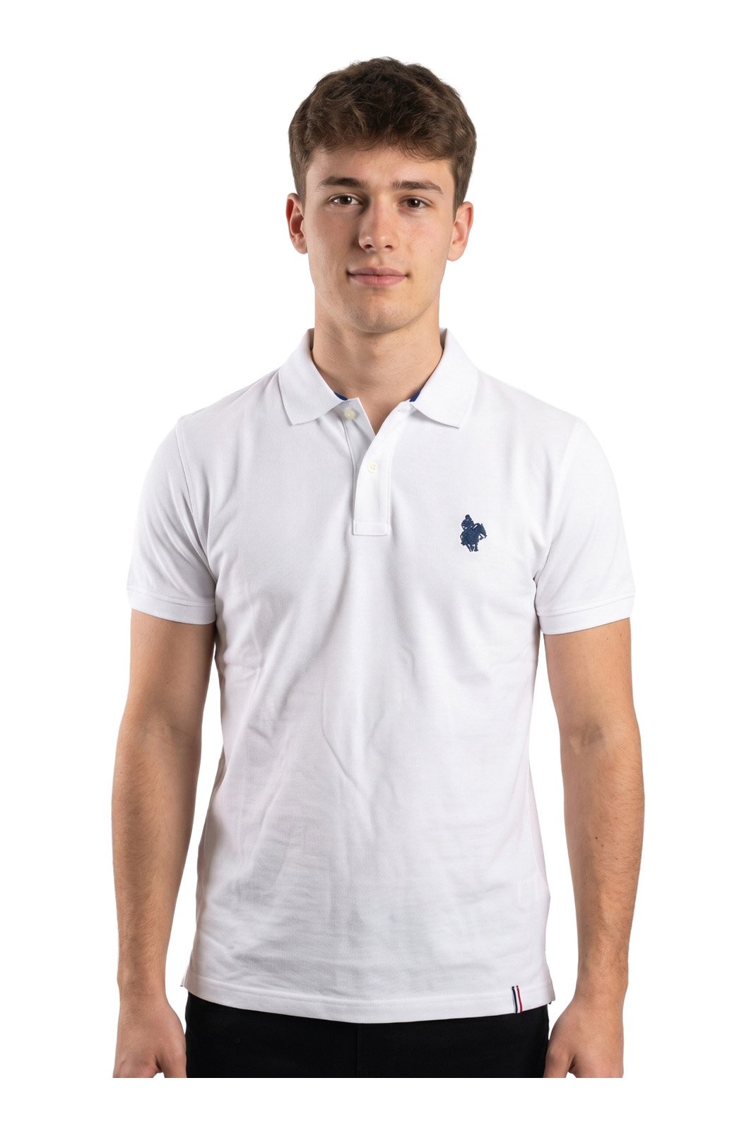 Polos manches courtes  Polo team PERY WHITE