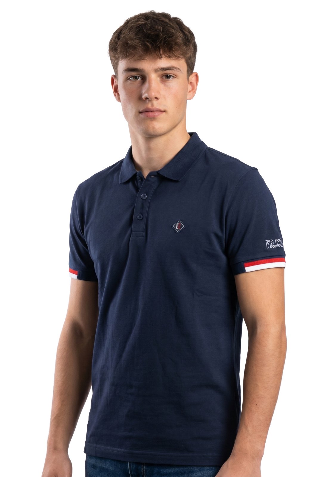 Polos manches courtes  Polo team PEYO NAVY