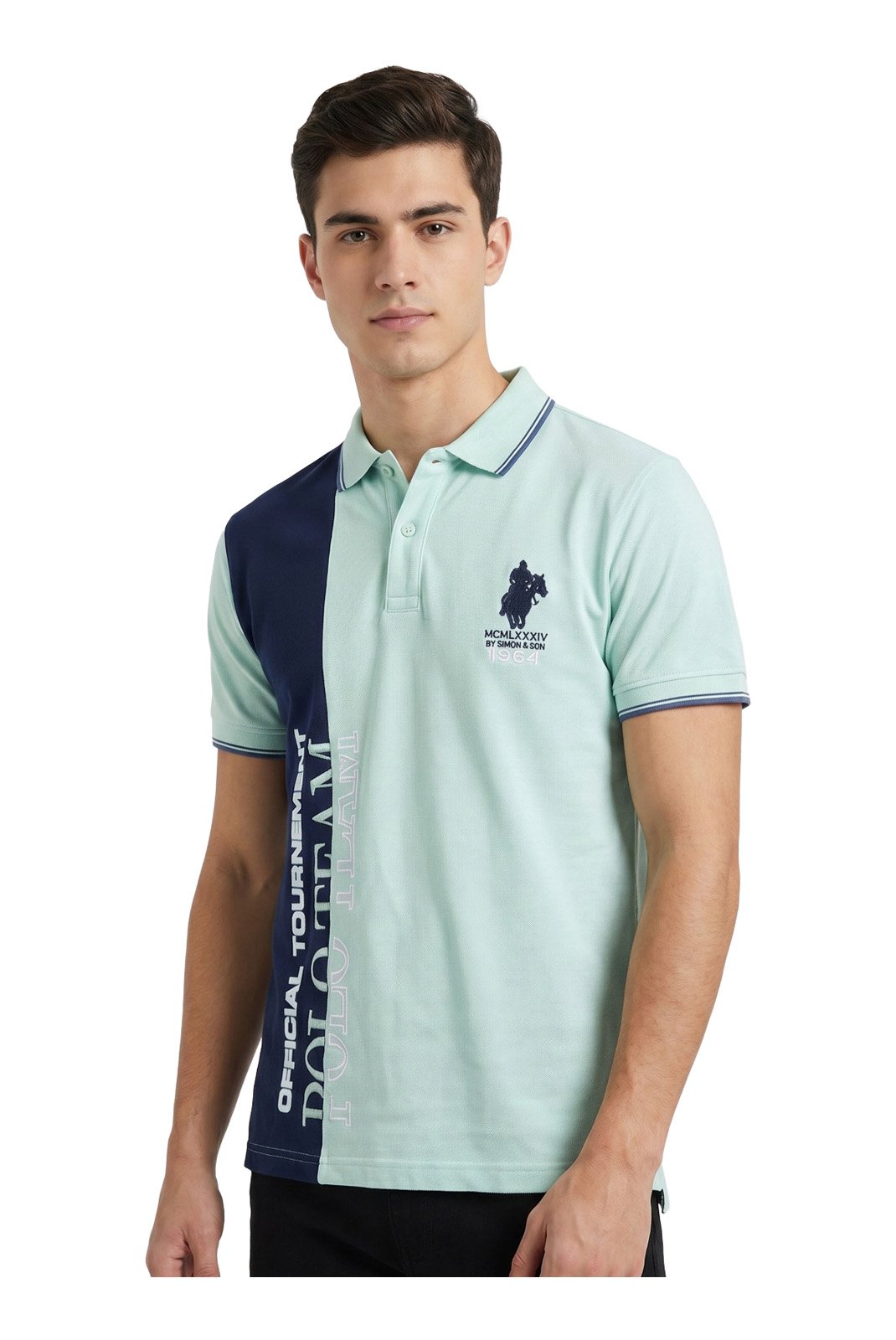 Polos manches courtes  Polo team PRYAM SKY