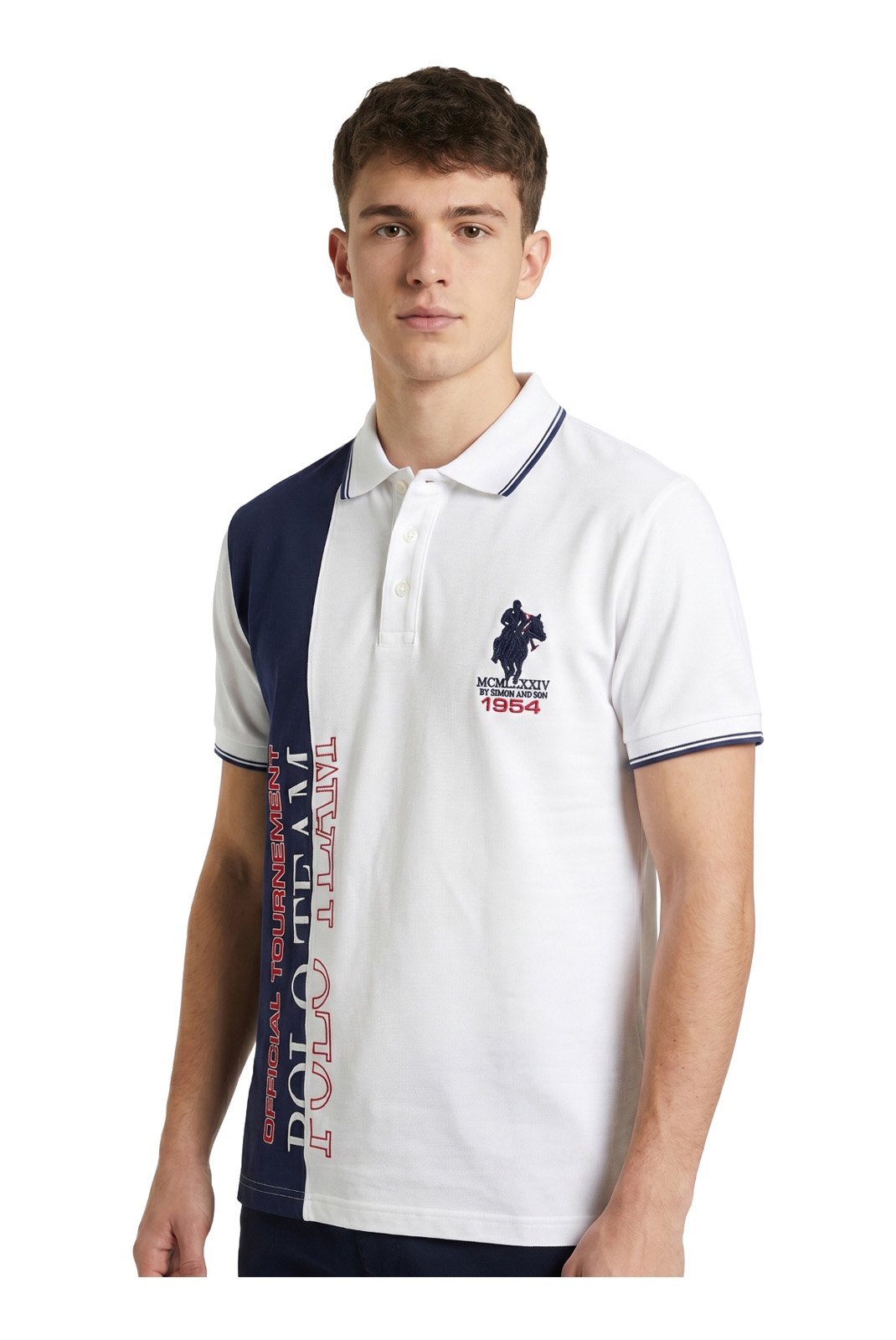 Polos manches courtes  Polo team PRYAM WHITE