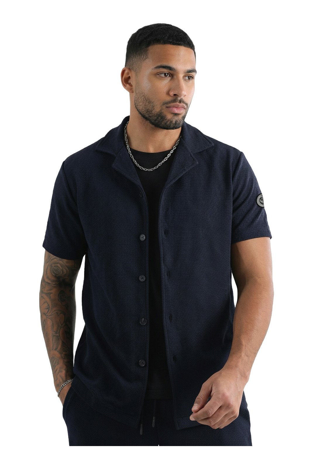 Chemises manches courtes  La Maison Blaggio MELNIN BLACK