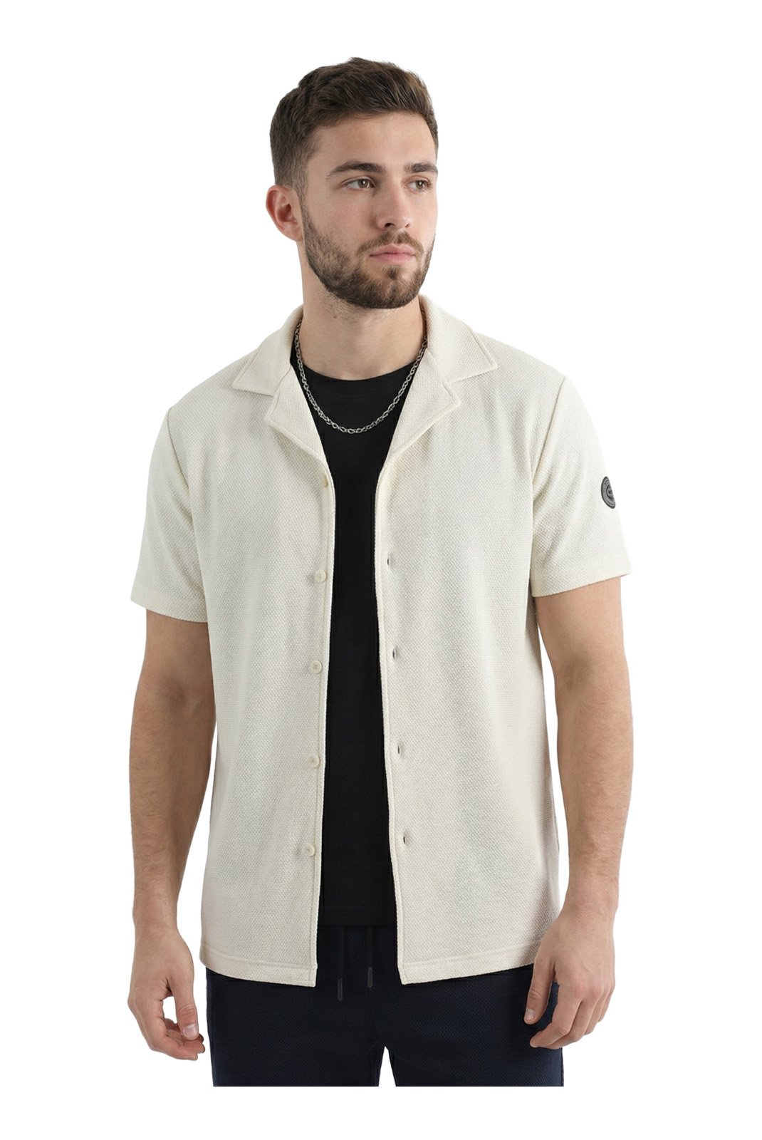 Chemises manches courtes  La Maison Blaggio MELNIN OFF WHITE