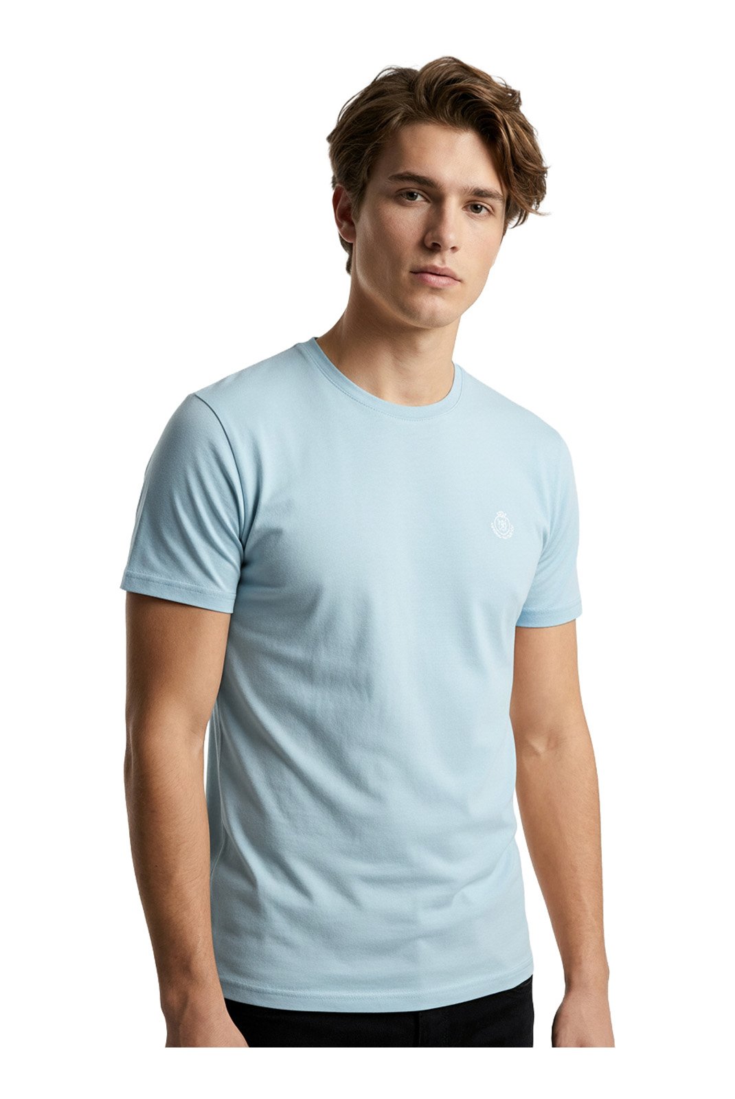 T-S manches courtes  La Maison Blaggio MILES PASTEL BLUE