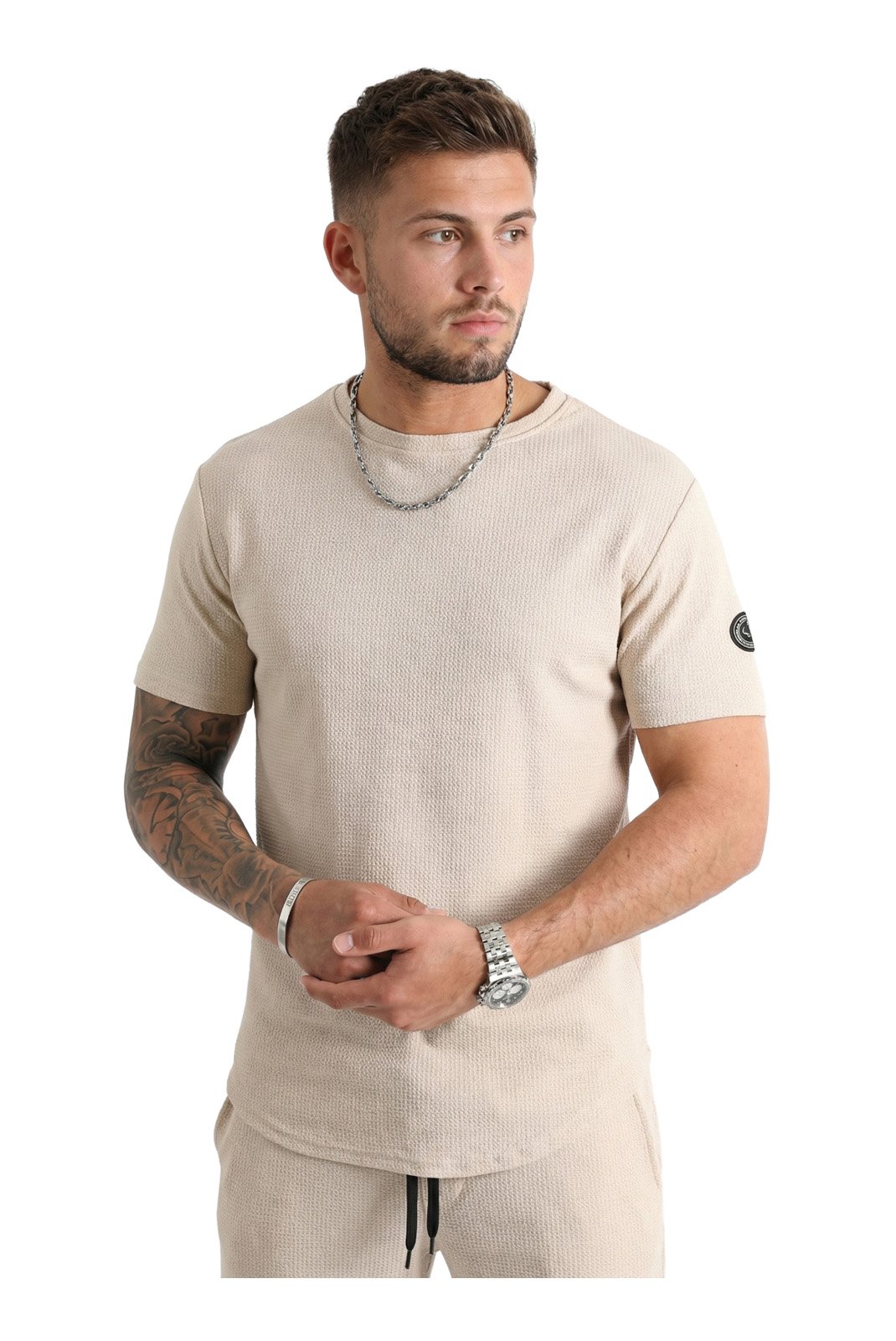 T-S manches courtes  La Maison Blaggio MYLRIN BEIGE