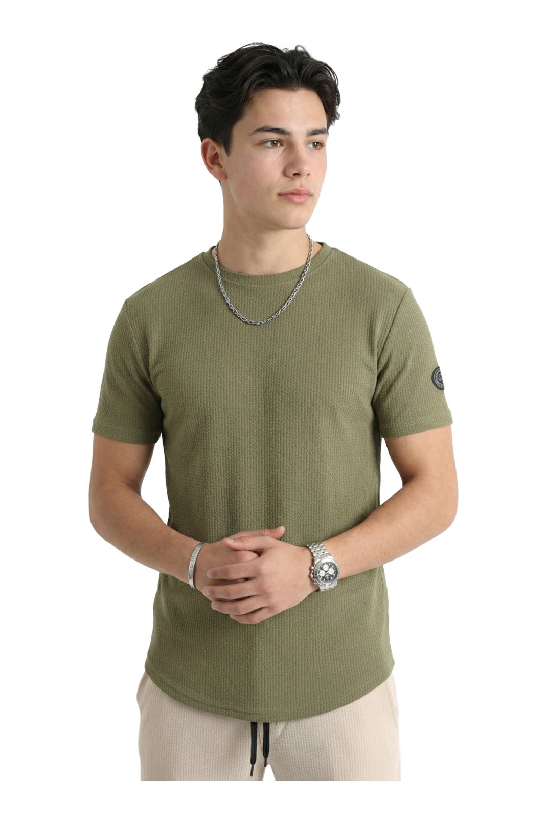 T-S manches courtes  La Maison Blaggio MYLRIN LT KAKI