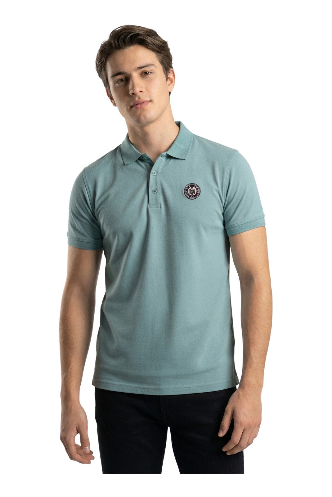 Polos manches courtes  La Maison Blaggio PARAIN B BLUE GREEN