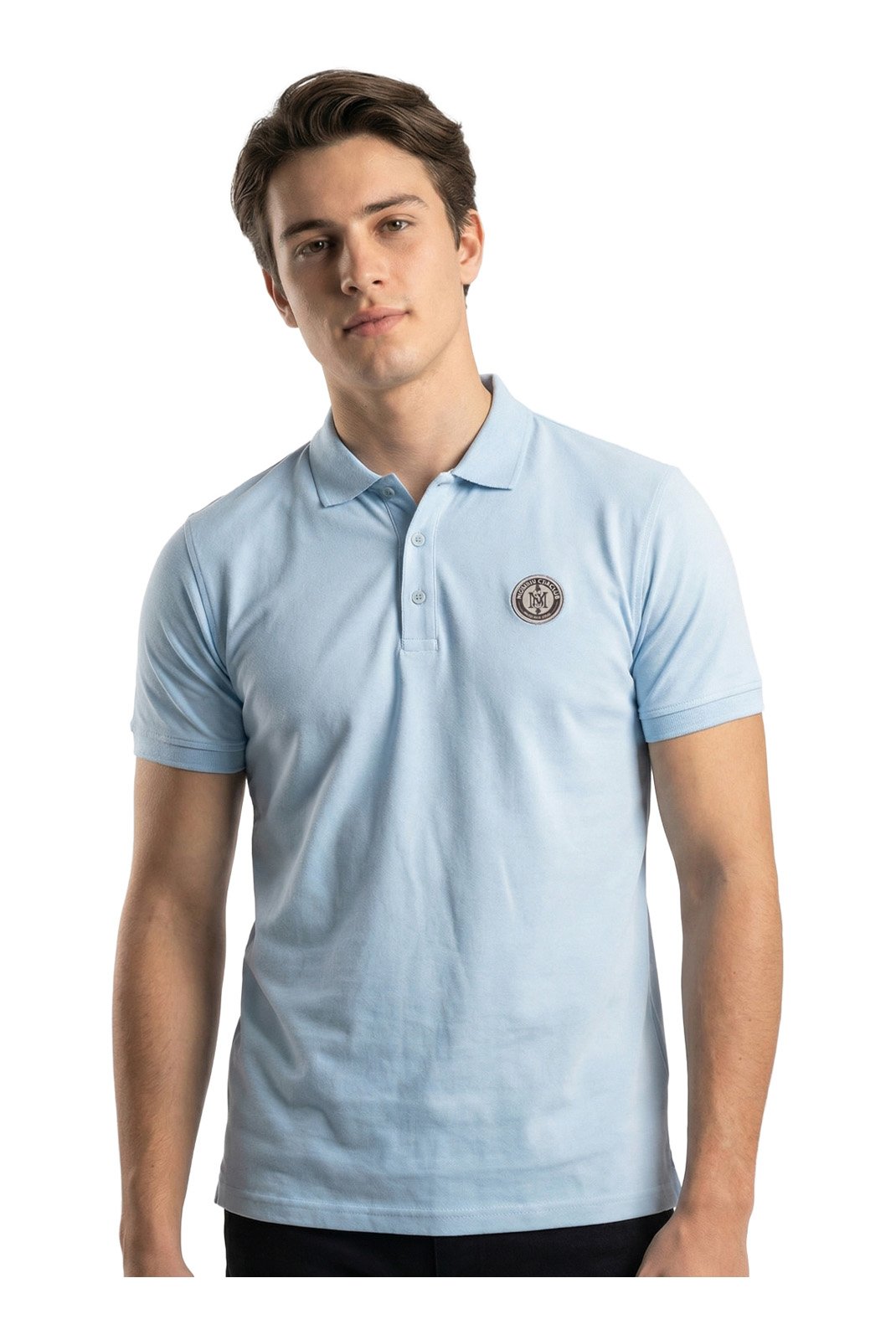 Polos manches courtes  La Maison Blaggio PARAIN B PASTEL BLUE