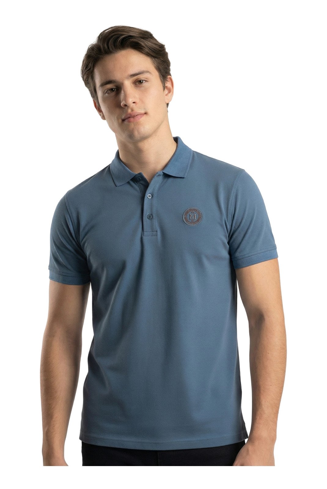 Polos manches courtes  La Maison Blaggio PARAIN A PETROL BLUE