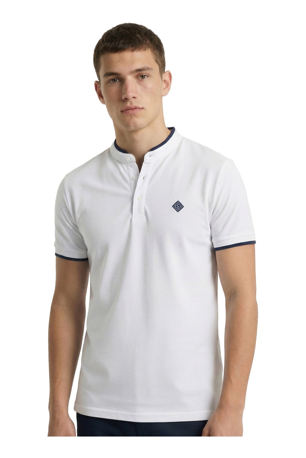 Polos manches courtes  La Maison Blaggio PASCO WHITE