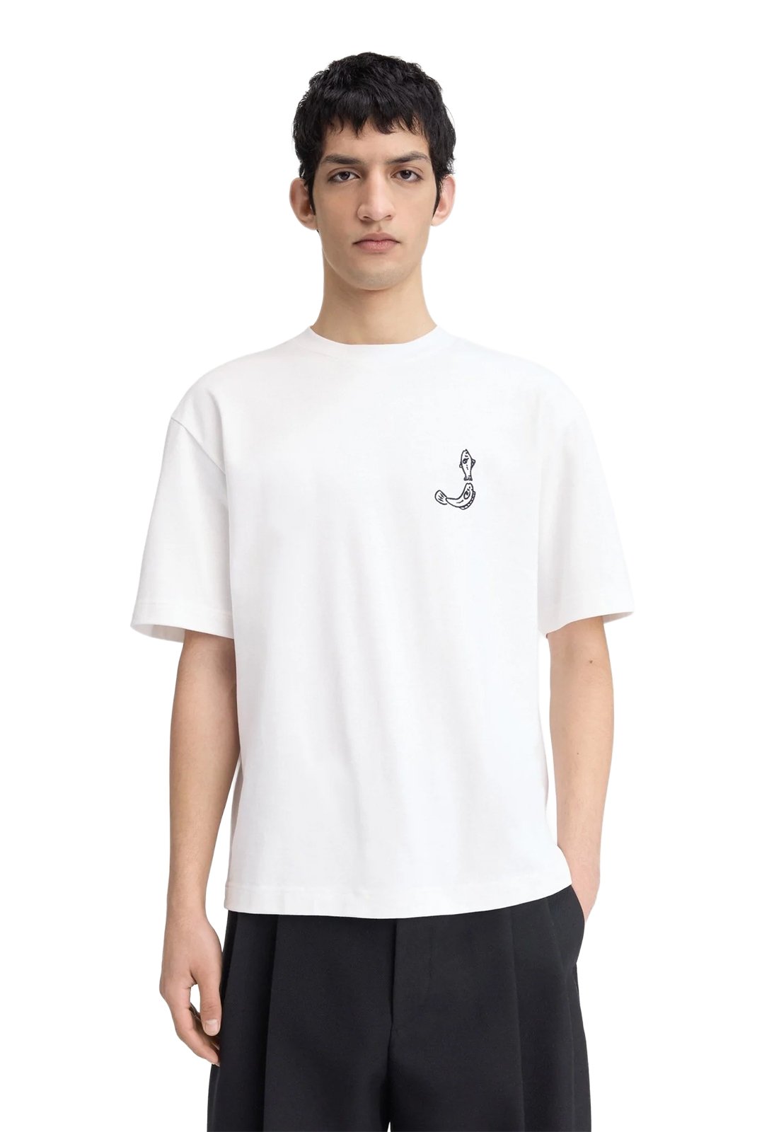 T-S manches courtes  Jacquemus 246JS151-2125 100 White