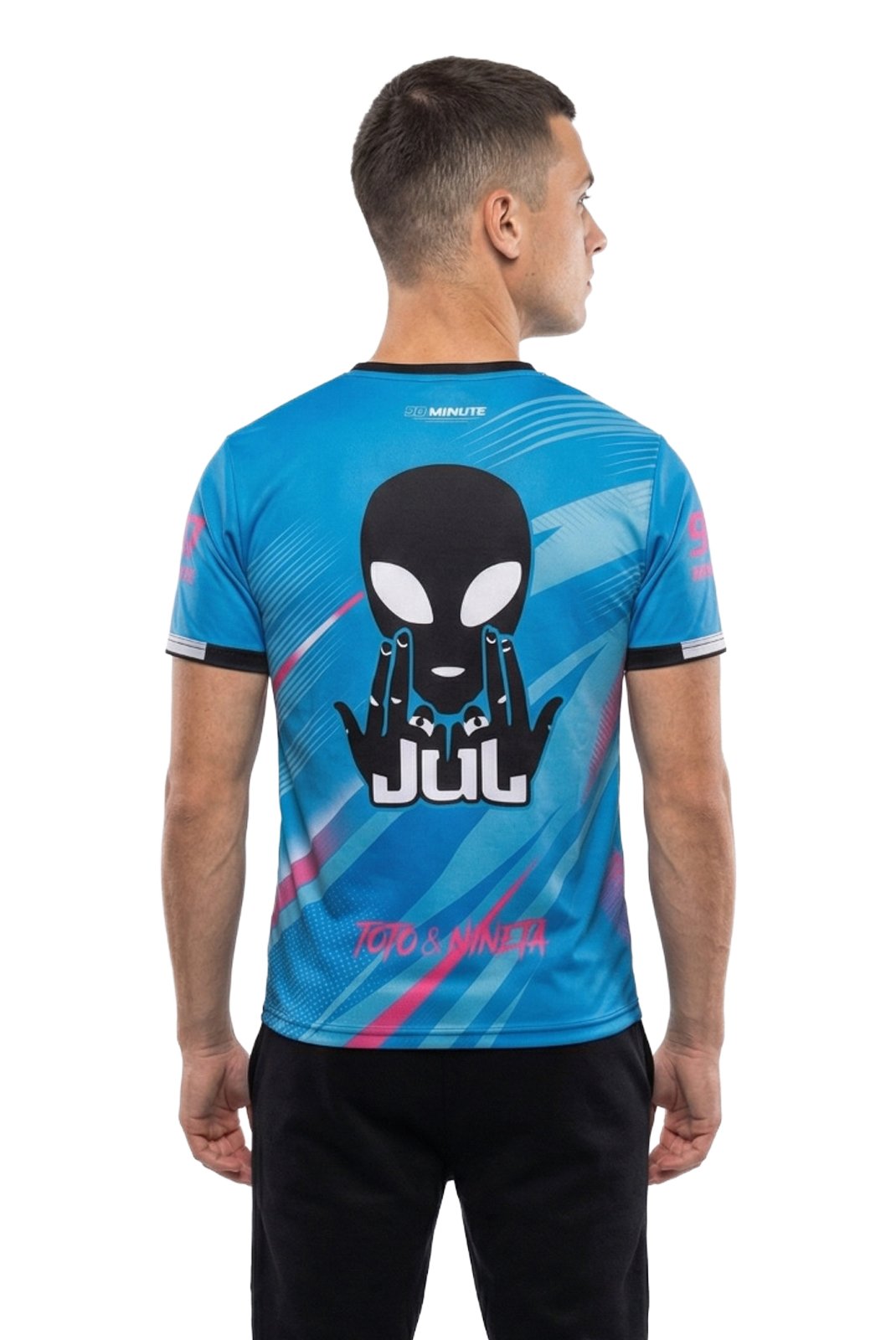 T-S manches courtes  90 Minute Toto et Nineta Ciel