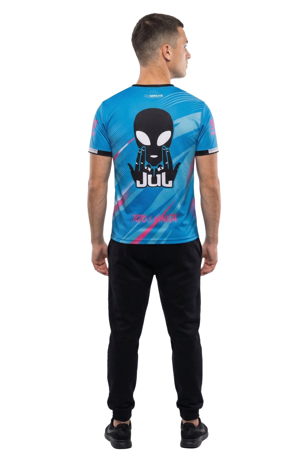 T-S manches courtes  90 Minute Toto et Nineta Ciel