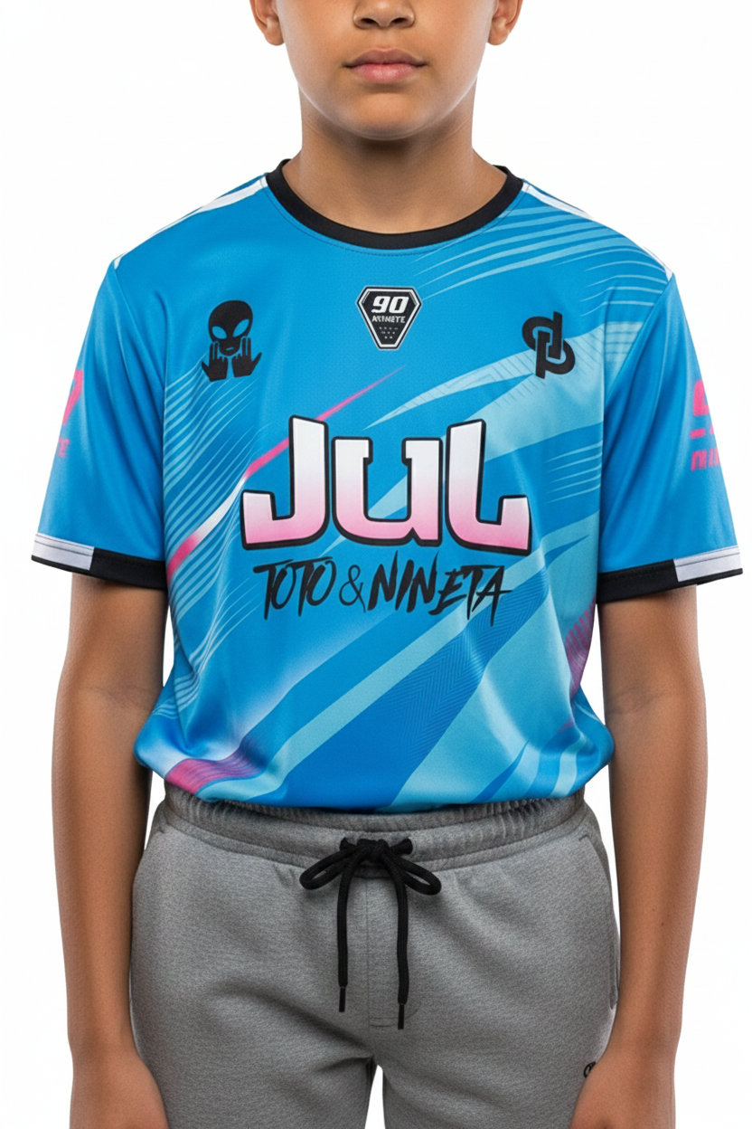 T-shirt, débardeur  90 Minute Toto et Nineta KIDS Ciel