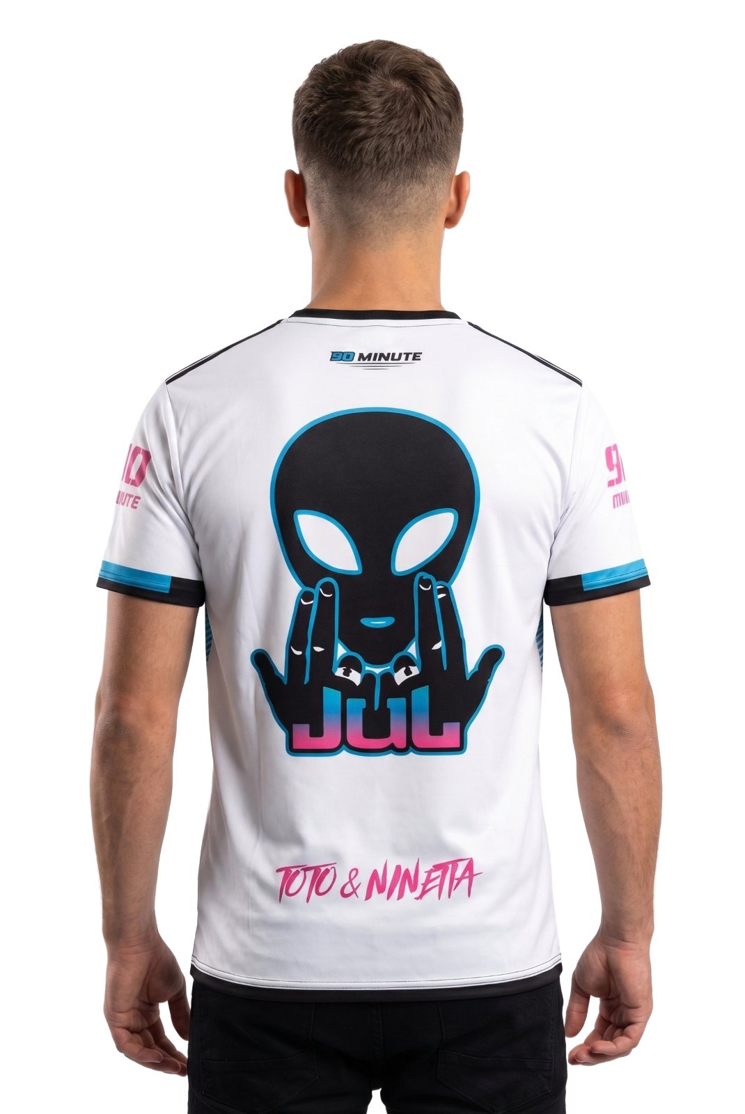 T-S manches courtes  90 Minute Toto et Nineta Blanc