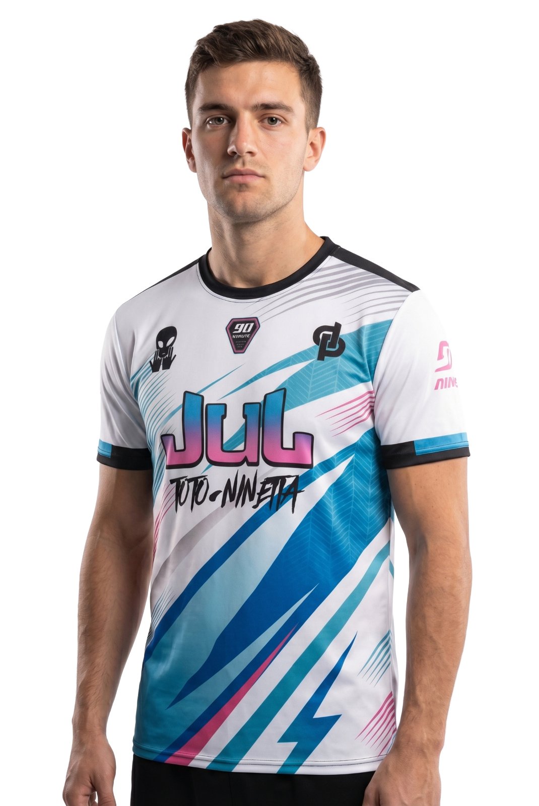 T-S manches courtes  90 Minute Toto et Nineta Blanc