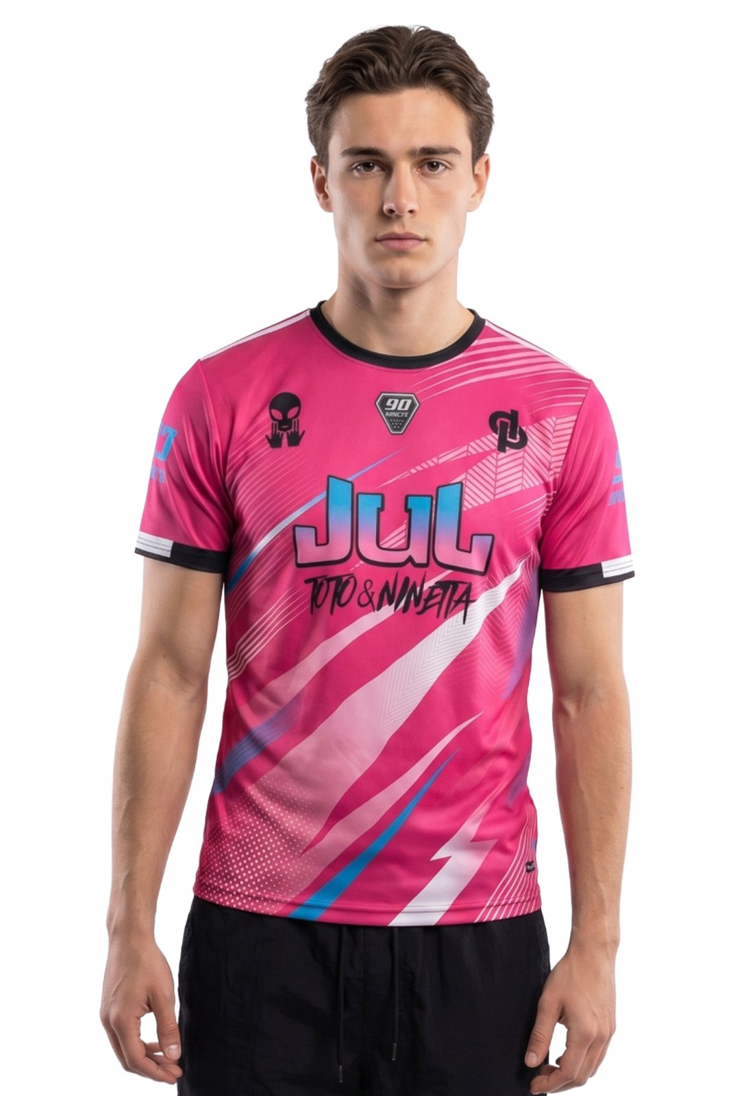 T-S manches courtes  90 Minute Toto et Nineta Rose