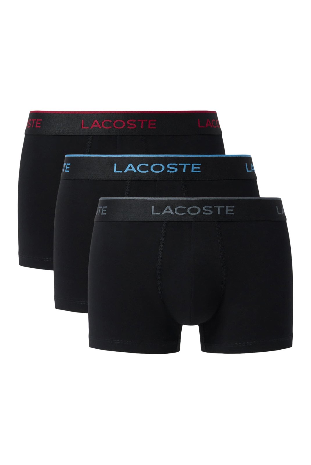 Slips / Boxers  Lacoste 5H4967 2MA Noir / Bordeaux / Bleu / Gris