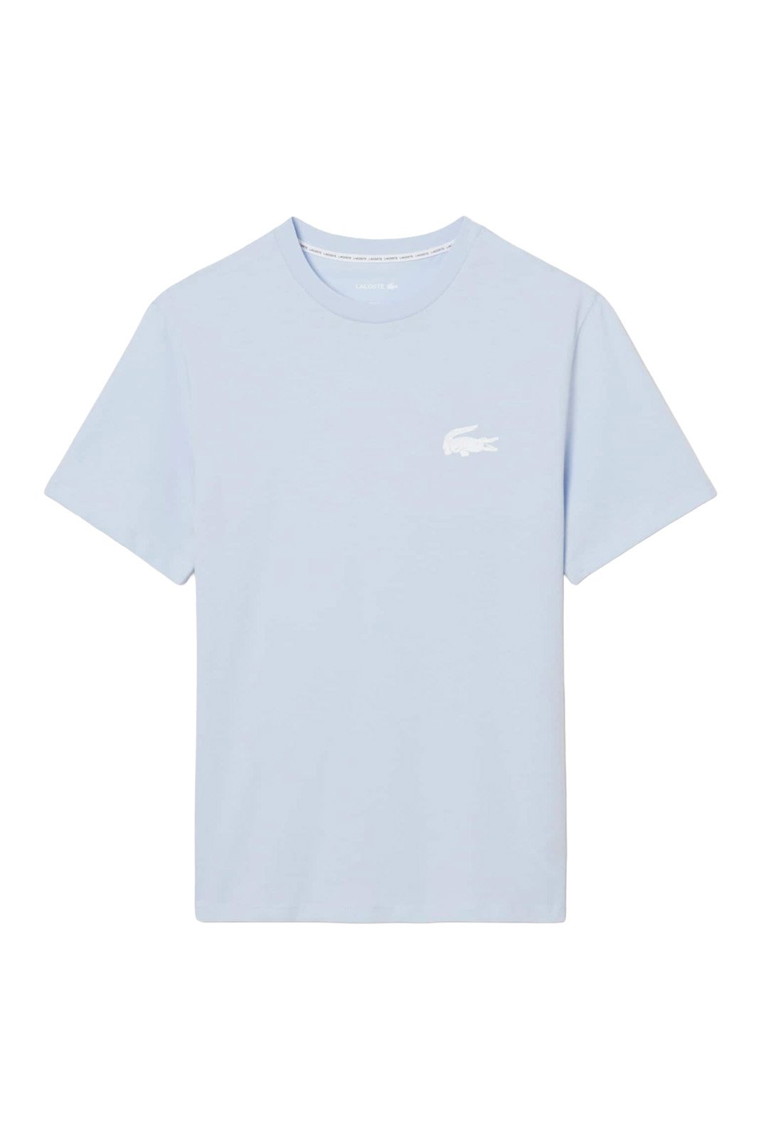 T-S manches courtes  Lacoste TH9460 II1 Bleu Clair / Blanc