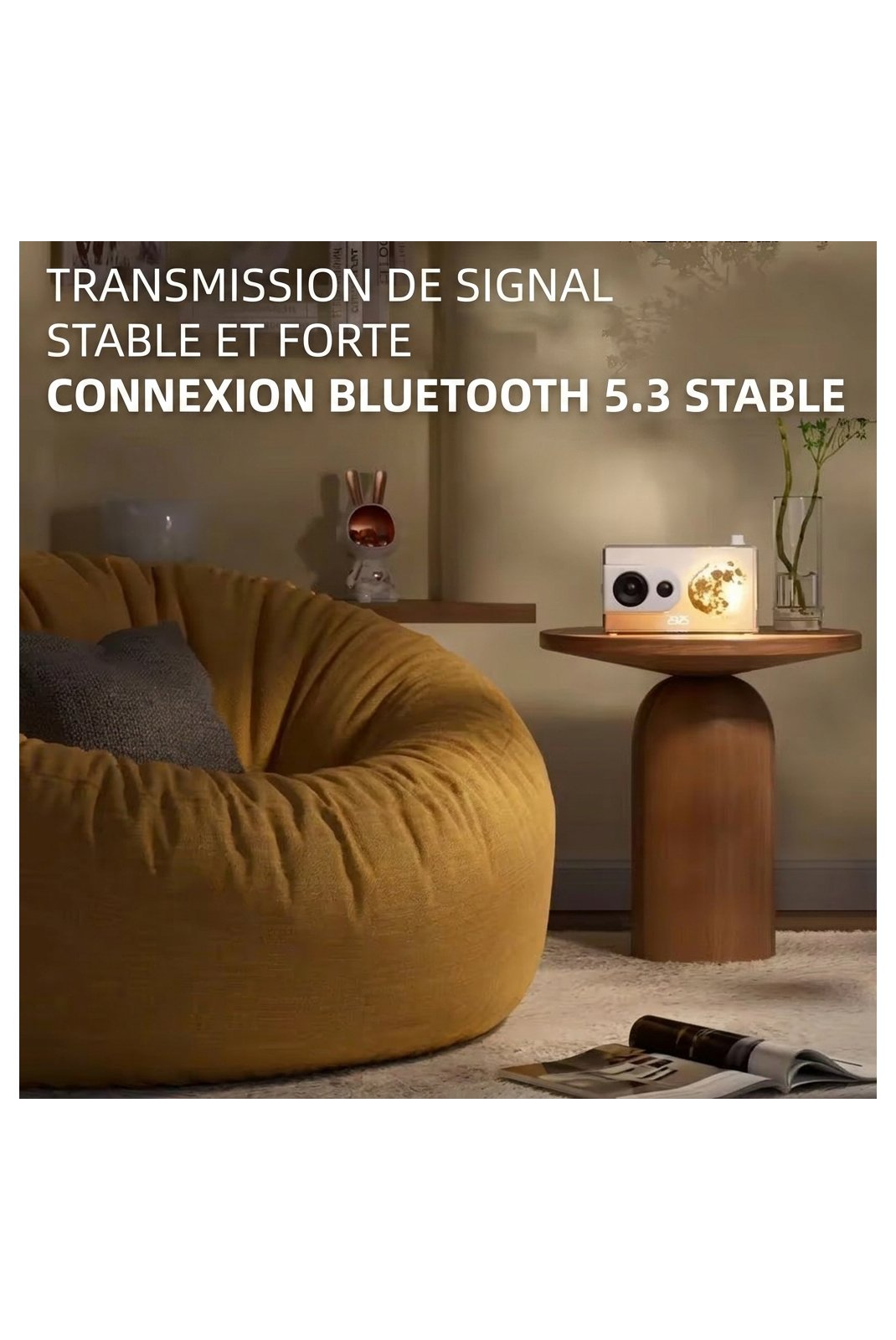 Enceinte connéctée  AMEDEO M6 MOONBOX Blanc