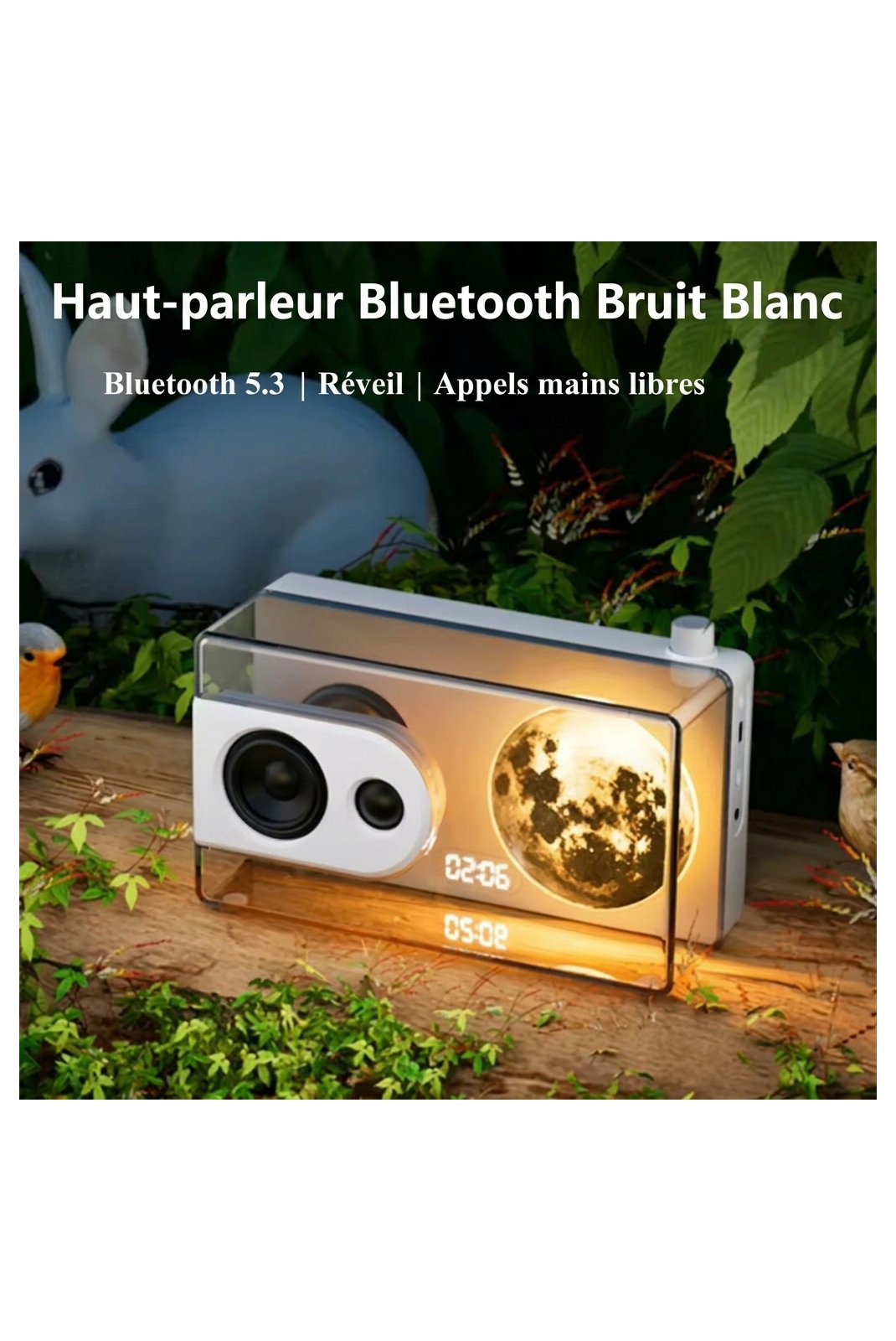 Enceinte connéctée  AMEDEO M6 MOONBOX Blanc