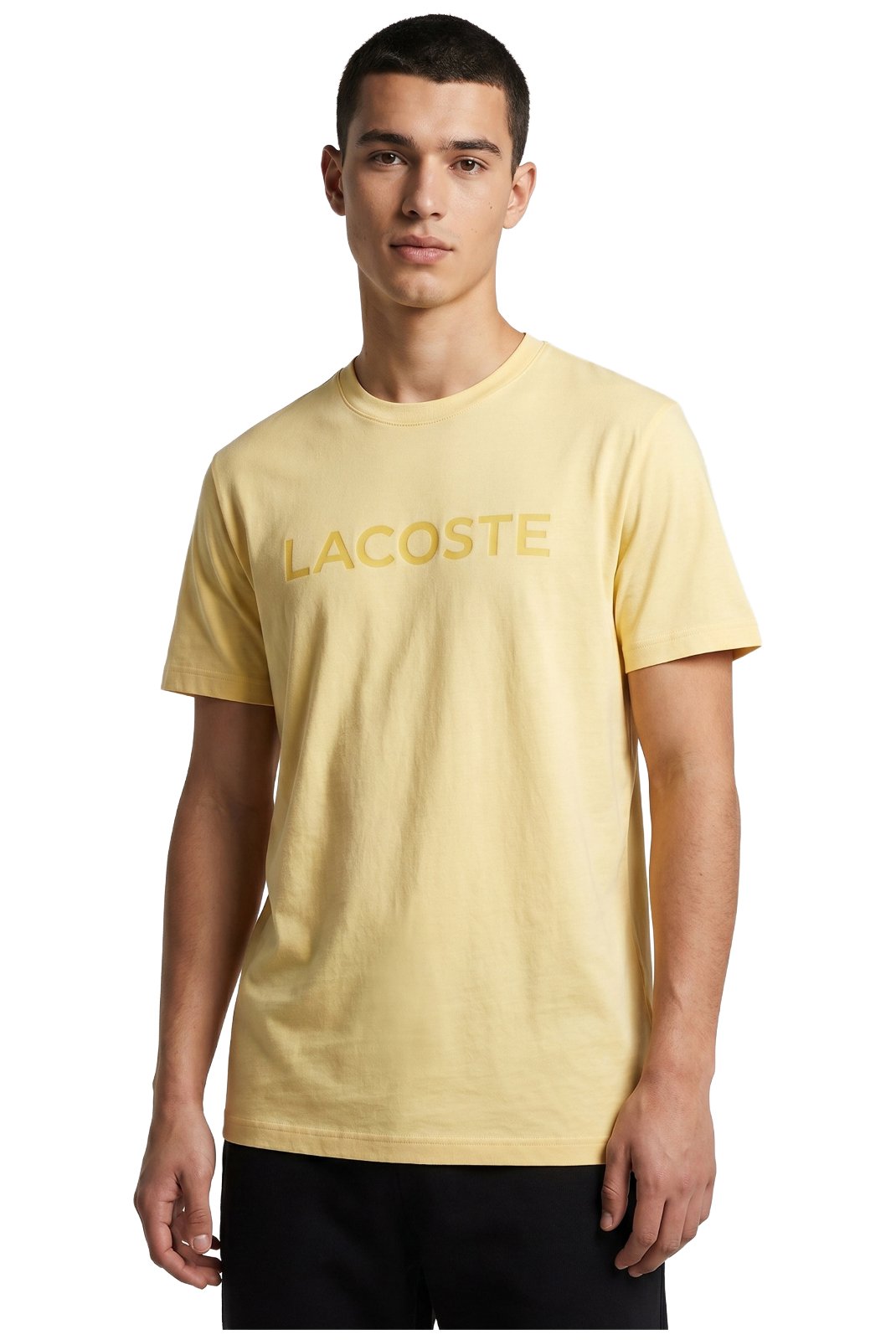 T-S manches courtes  Lacoste TH4165 P58 YELLOW