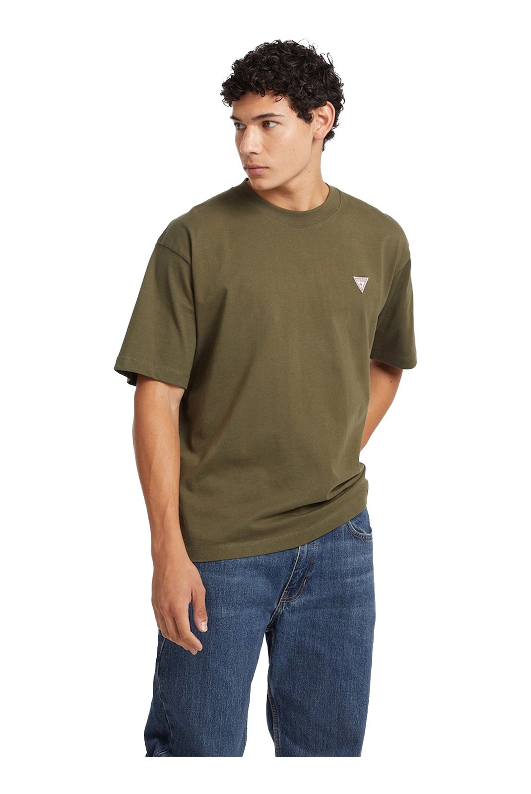 T-S manches courtes  Guess jeans M4YI46 K8FQ4 G8EV OLIVE LIGHT GREEN