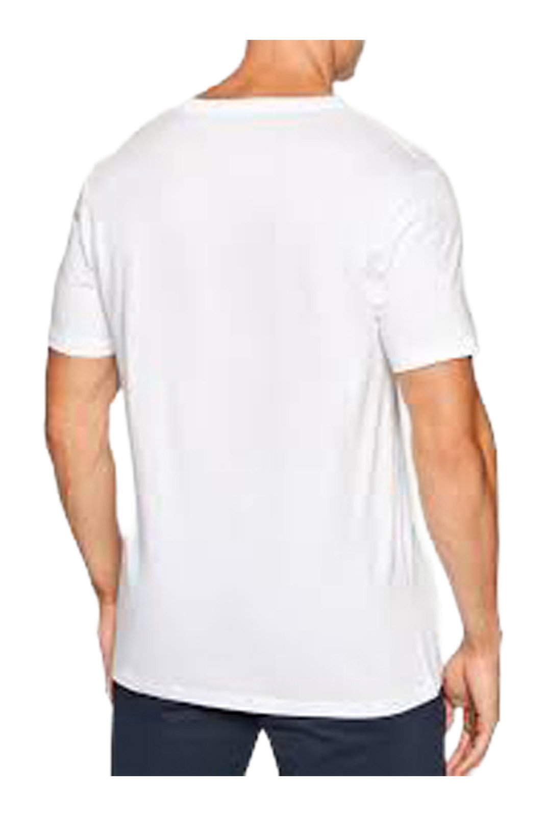 T-S manches courtes  Ralph lauren 714844756 005 WHITE / NAVY PP